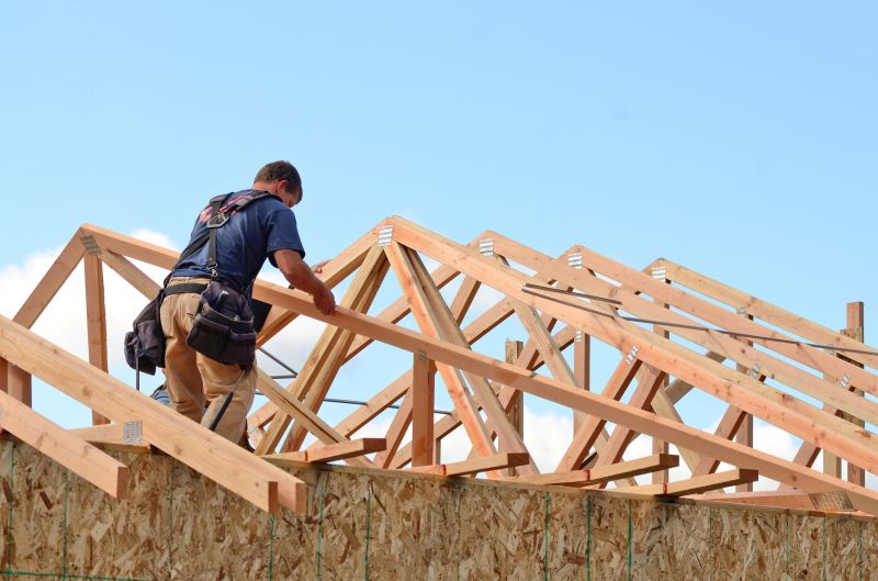 A Frame Roof Installation in Yorktown, VA