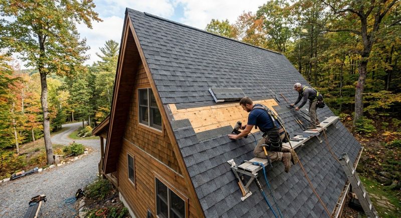 A Frame Roof Repair in Yorktown, VA