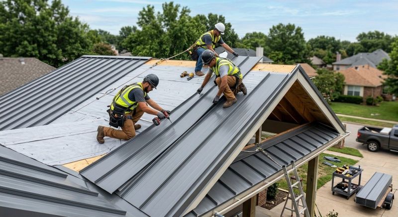 Aluminum Roof Installation in Cardinal, VA