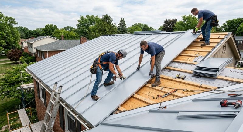 Aluminum Roof Installation in Carrollton, VA