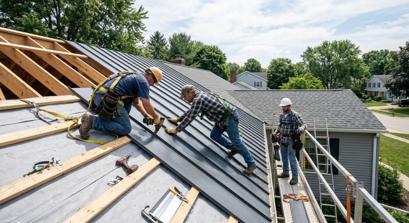 Aluminum Roof Installation in James City County, VA
