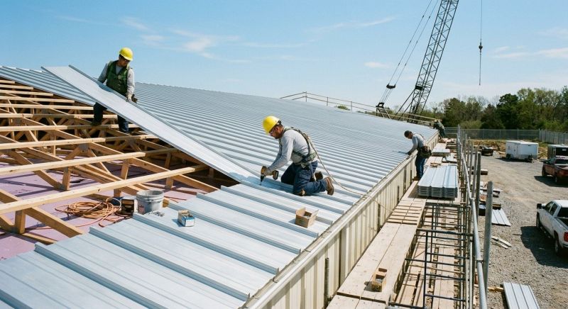 Aluminum Roof Installation in Newport News, VA