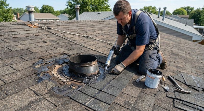 Asphalt Roof Leak Repair in Hampton, VA