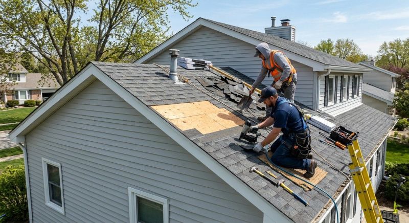Asphalt Roof Repair in Hampton, VA