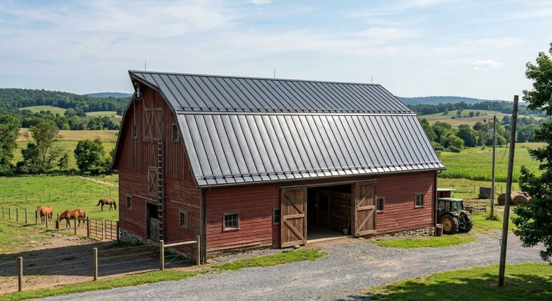 Barn Roof Replacement in Hampton, VA