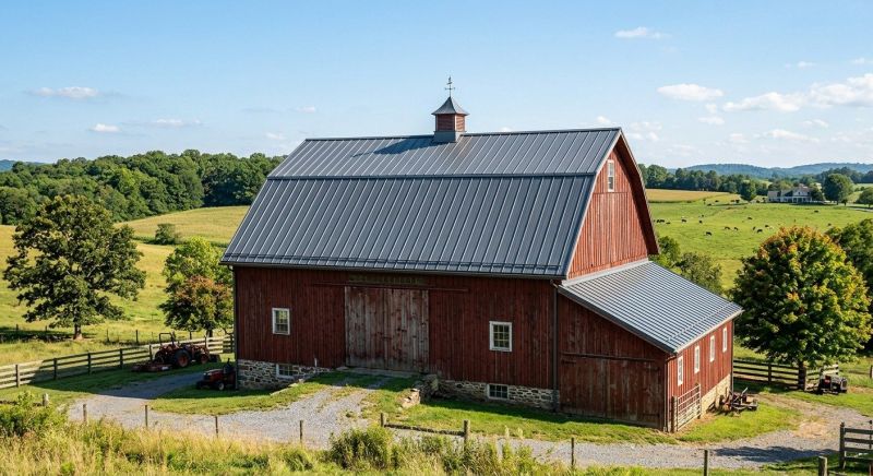 Barn Roof Replacement in Yorktown, VA