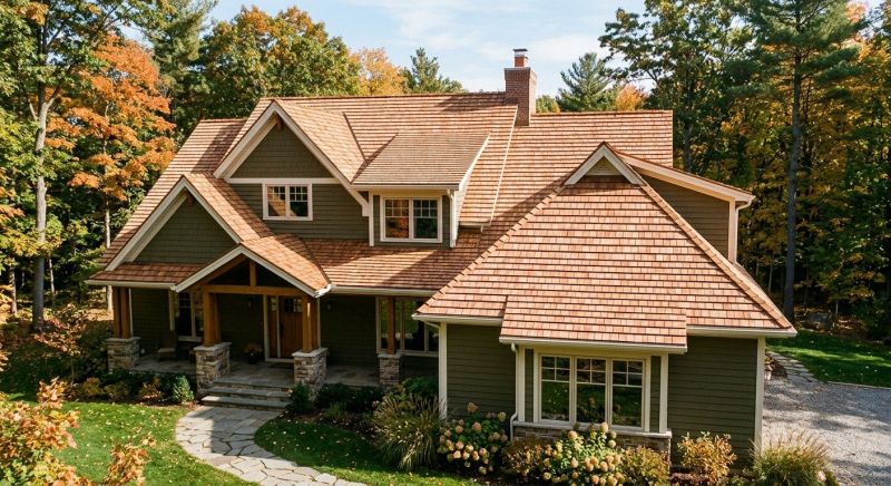 Cedar Roof Installation in Mathews, VA