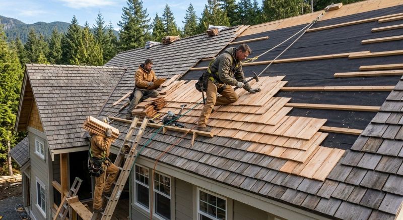 Cedar Roof Installation in Poquoson, VA