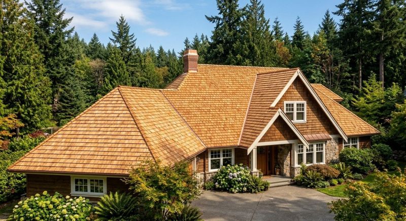 Cedar Roof Installation in Surry, VA