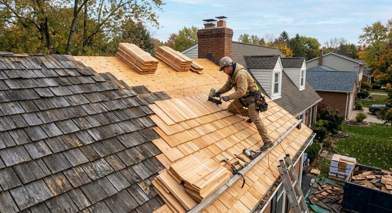 Cedar Roof Replacement in Carrollton, VA