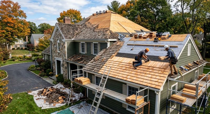 Cedar Roof Replacement in Smithfield, VA