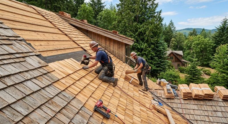 Cedar Shake Roof Construction in Yorktown, VA