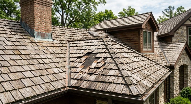 Cedar Shake Roof Repair in Smithfield, VA