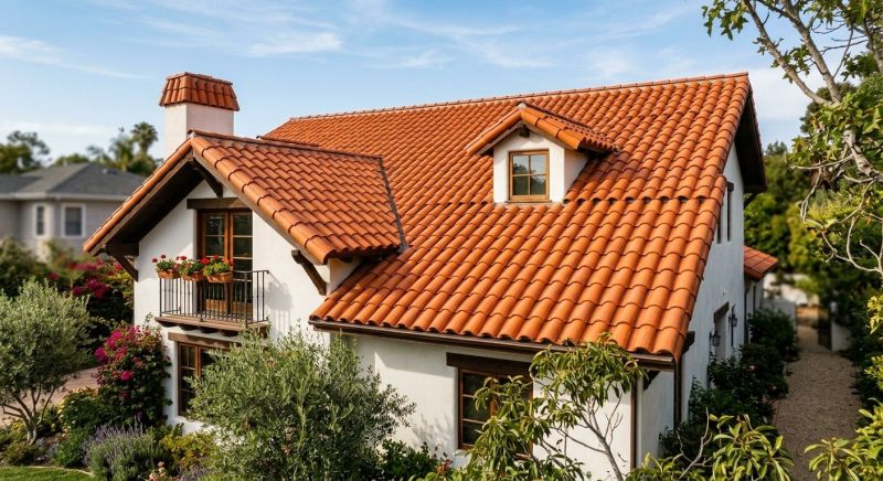 Clay Roof Installation in James City County, VA