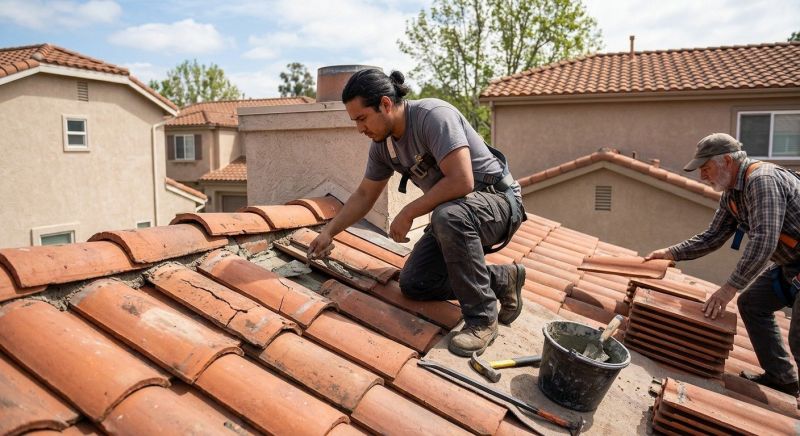 Clay Roof Leak Repair in Yorktown, VA