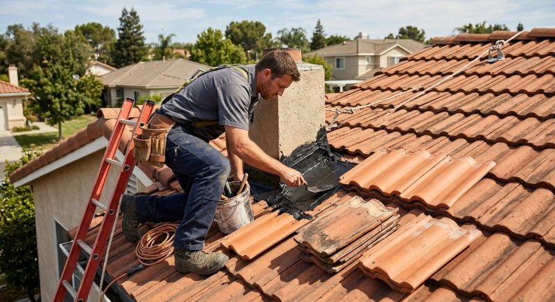 Clay Roof Leak Repair in Yorktown, VA