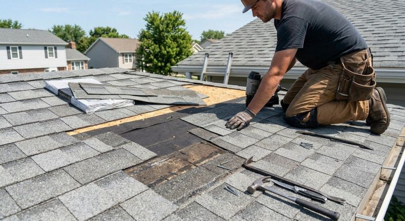 Composite Roof Repair in Yorktown, VA