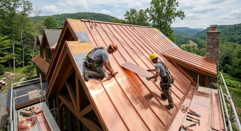 Copper Roof Installation in Yorktown, VA