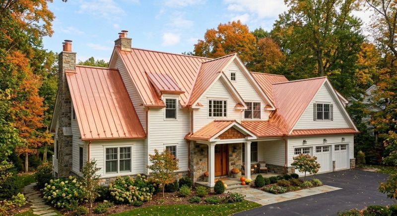 Copper Roof Replacement in Yorktown, VA