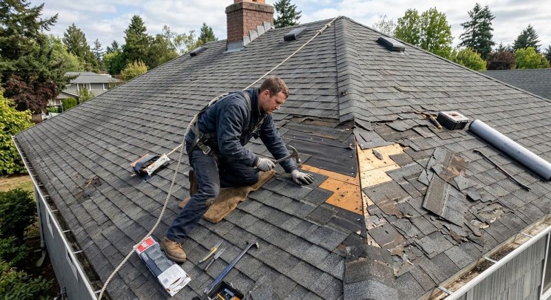 Damaged Roof Repair in Gloucester, VA