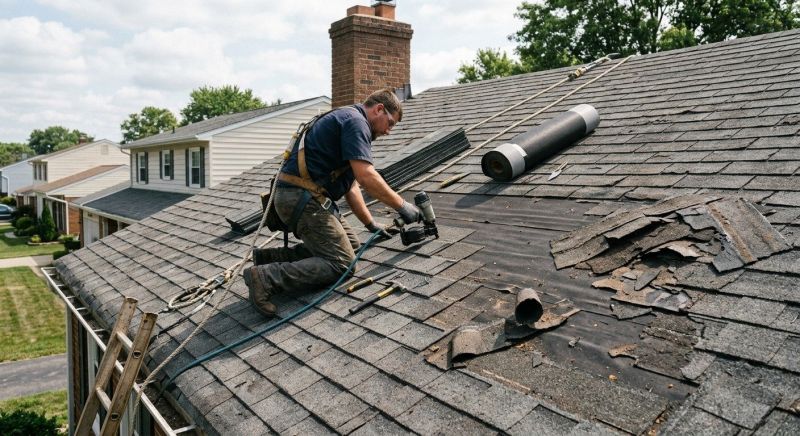 Damaged Roof Repair in James City County, VA