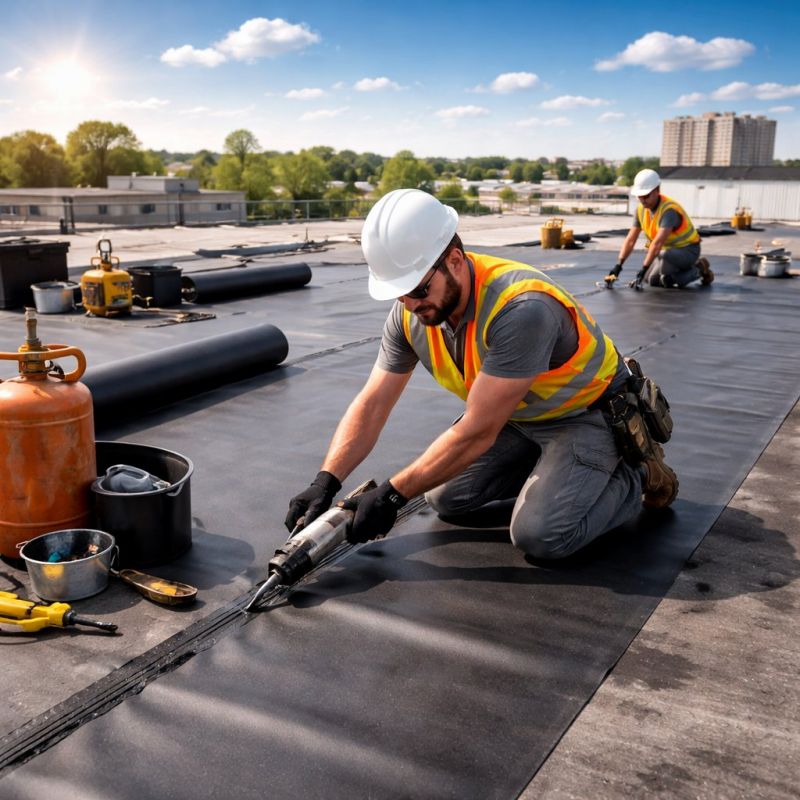 Epdm Roof Installation in Cardinal, VA