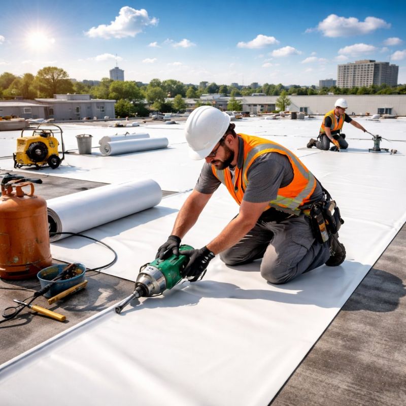 Epdm Roof Installation in Carrollton, VA