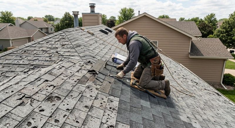 Hail Damage Roof Repair in Poquoson, VA