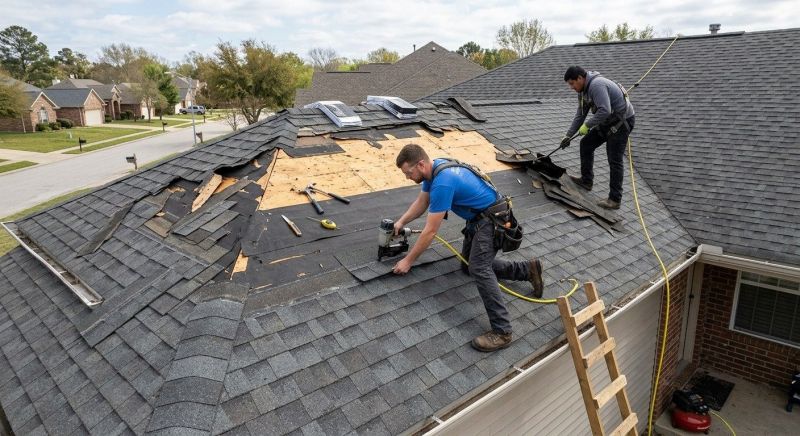 Hail Damage Roof Repair in York County, VA