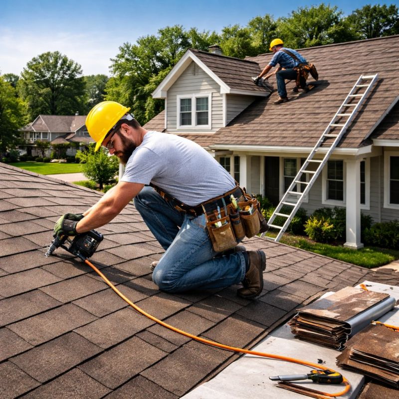 House Roof Installation in James City County, VA