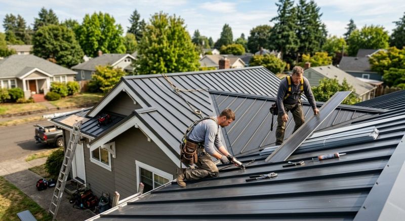 Metal Roof Repair in Williamsburg, VA