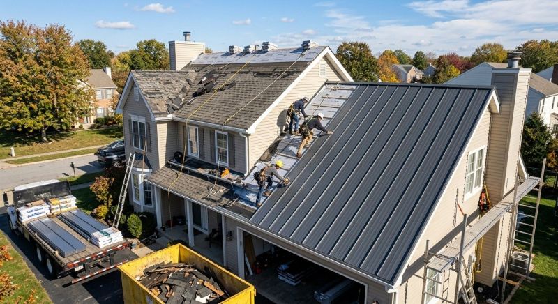 Metal Roof Replacement in Yorktown, VA