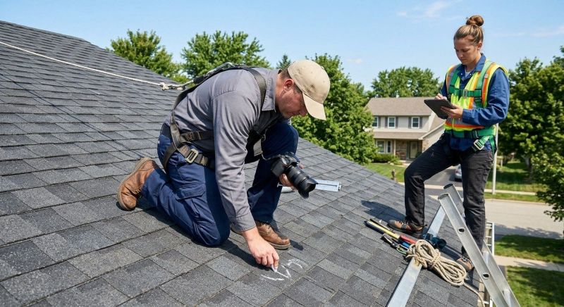 Roof Damage Inspection in Hudgins, VA