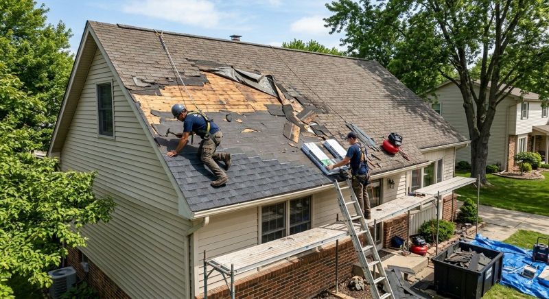 Roof Damage Repair in Hampton, VA