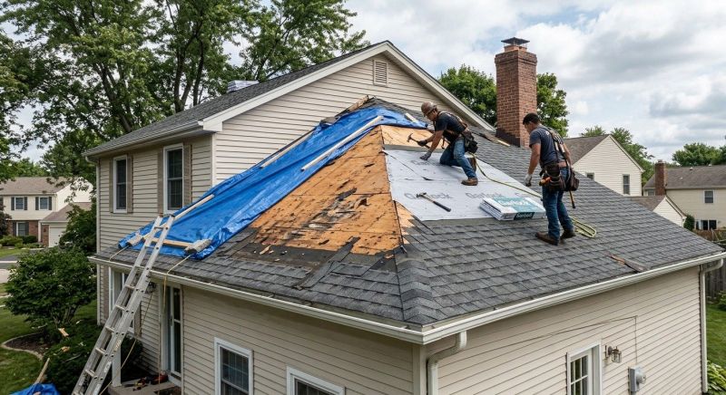 Roof Damage Repair in Portsmouth, VA