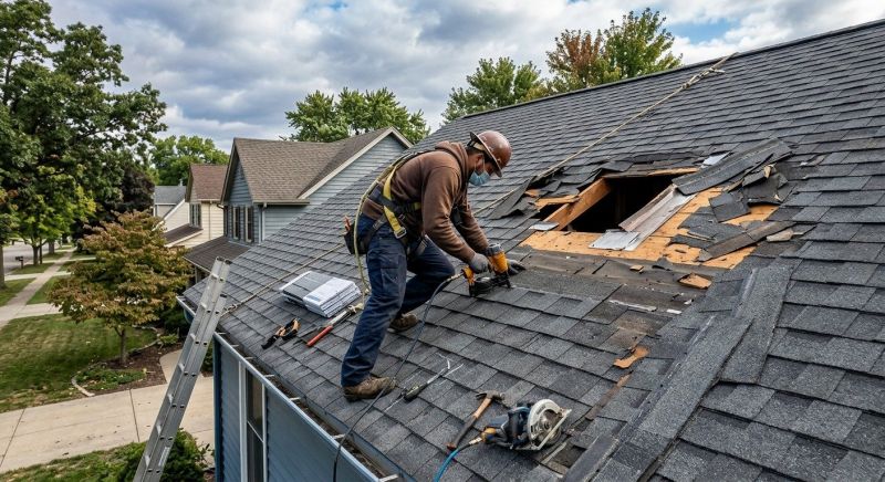 Roof Damage Restoration in Hampton, VA