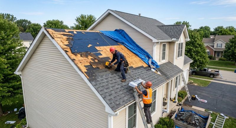 Roof Damage Restoration in York County, VA