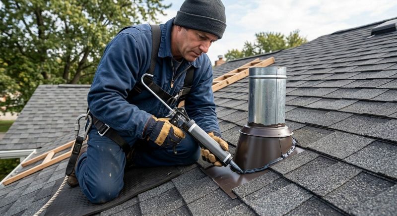 Roof Vent Flashing Repair in Yorktown, VA