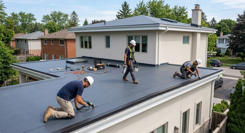 Rubber Roof Installation in Yorktown, VA