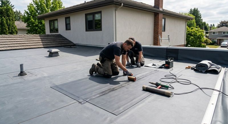 Rubber Roof Repair in Hampton, VA