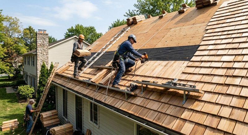 Shake Roof Replacement in Cardinal, VA