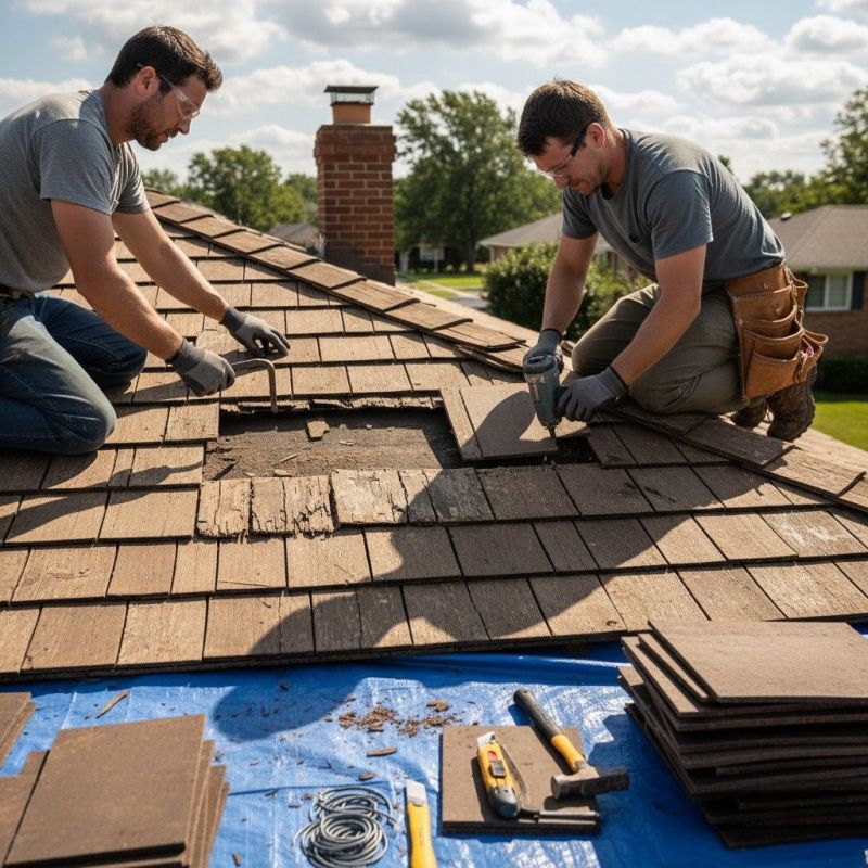 Shake Shingle Repair in Hampton, VA