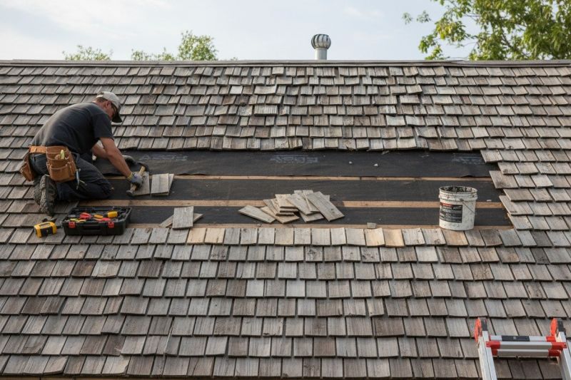 Shake Shingle Repair in Yorktown, VA