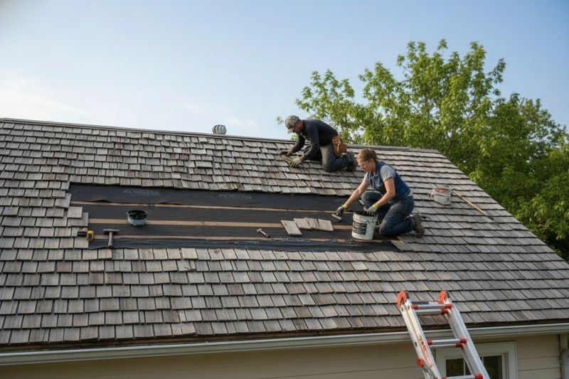 Shake Shingle Repair in Williamsburg, VA