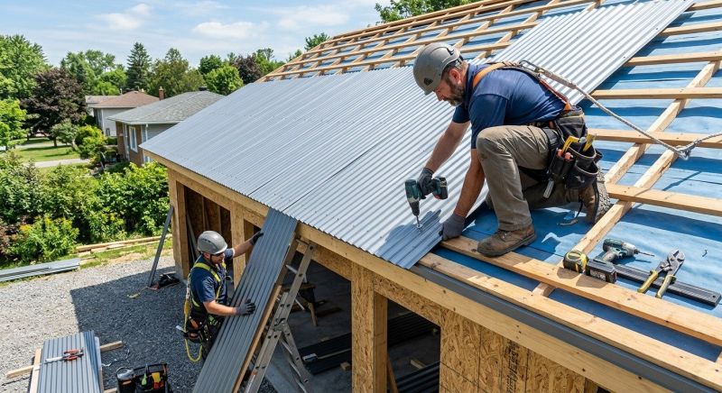 Sheet Roofing Installation in Mathews, VA
