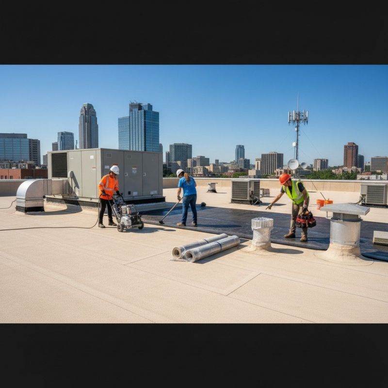 Single Ply Roof Repair in James City County, VA