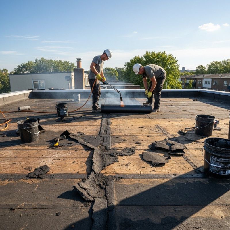 Single Ply Roof Repair in York County, VA