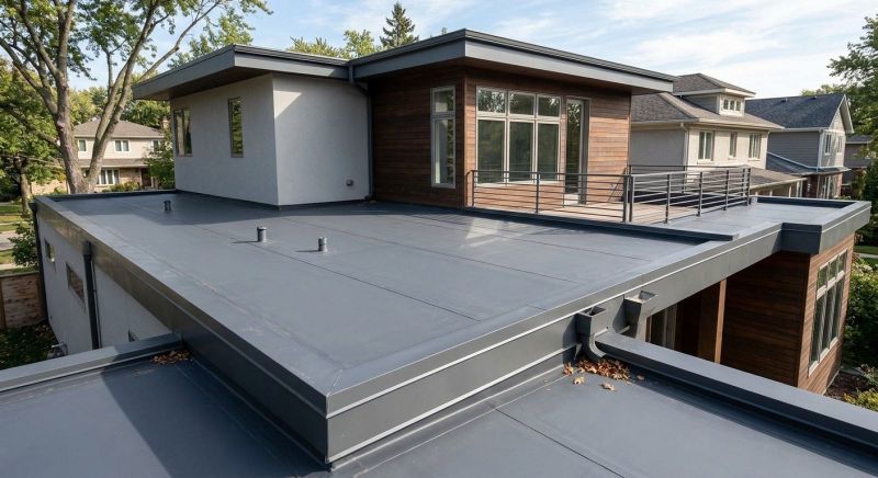Single Ply Roof Replacement in Hudgins, VA