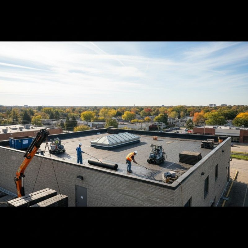 Single Ply Roof Replacement in Yorktown, VA