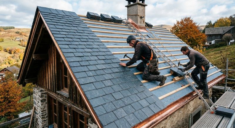Slate Roof Construction in Mathews, VA